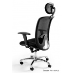 Unique Expander Fotel biurowy czarny W-94-4