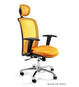 Unique Expander Fotel biurowy żółty W-94-10