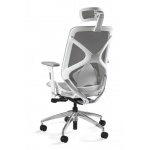 Unique Hero Fotel biurowy biały/szary ZM-6661-W-NWH