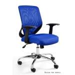 Unique Mobi Fotel biurowy niebieski W-95-7