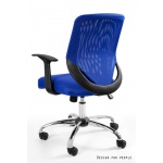 Unique Mobi Fotel biurowy niebieski W-95-7