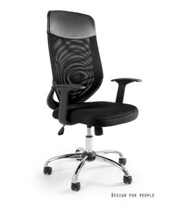 Unique Mobi Plus Fotel biurowy czarny W-952-4