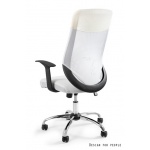 Unique Mobi Plus Fotel biurowy biały W-952-0