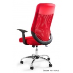 Unique Mobi Plus Fotel biurowy czerwony W-952-2