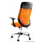 Unique Mobi Plus Fotel biurowy pomarańczowy W-952-5
