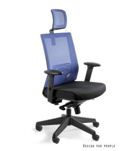 Unique Nez Fotel biurowy niebieski W-879K-MESH33