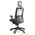 Unique Nez Fotel biurowy jasny szary W-879K-MESH34