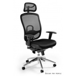 Unique Vip Fotel biurowy czarny W-80-4