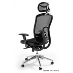 Unique Vip Fotel biurowy czarny W-80-4