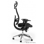 Unique Vip Fotel biurowy czarny W-80-4