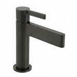 Vado Edit Bateria umywalkowa sztorcowa, jednouchwytowa, bez korka Czarny szczotkowany IND-EDI100/SB-BLK