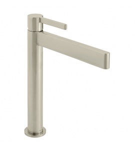 Vado Edit Bateria umywalkowa wysoka, sztorcowa, jednouchwytowa, bez korka Nikiel szczotkowany IND-EDI100E/SB-BRN