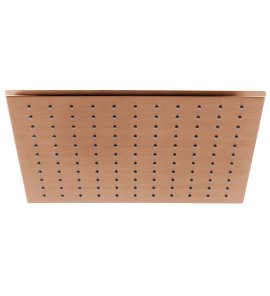 Vado Individual Deszczownica kwadratowa, 30,3x30,3 cm brąz szczotkowany IND-SQ/30-BRZ