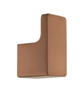 Vado Individual Haczyk łazienkowy pojedynczy brąz szczotkowany IND-SHA186-BRZ