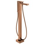 Vado Notion Bateria wannowa podłogowa wolnostojąca z zestawem prysznicowym brąz szczotkowany IND-NOT233-BRZ