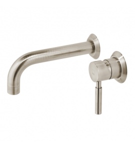 Vado Origins Bateria umywalkowa podtynkowa, jednouchwytowa, bez korka Nikiel szczotkowany IND-ORI109S/A-BRN