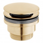 Vado Uniwersalny korek umywalkowy typu klik-klak Złoty szczotkowany IND-395-BRG