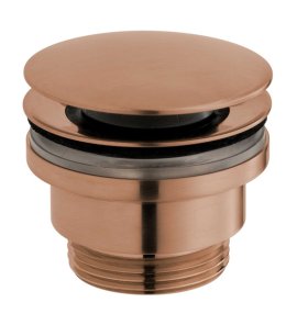 Vado Uniwersalny Korek umywalkowy typu klik-klak brąz szczotkowany IND-395-BRZ