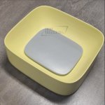     Valdama Acquerello Umywalka nablatowa 43x38xH15 cm z z osłoną odpływu Zolfo AQL0104A+AQC0107A WYPRZEDAŻ EKSPOZYCJI!!