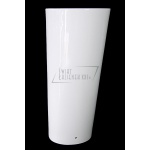 Valdama Il Umywalka wolnostojąca ∅42xh90 cm z korkiem biała ILL0100A+PUL00A