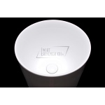 Valdama Il Umywalka wolnostojąca ∅42xh90 cm z korkiem biała ILL0100A+PUL00A