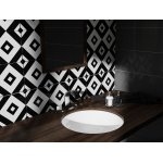 Vayer Boomerang Umywalka podblatowa, gładka bez otworu na baterię ø35 cm biała 035.035.012.3-5.0.2.0 B