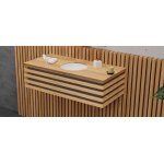 Vayer Boomerang Umywalka podblatowa, gładka bez otworu na baterię ø35 cm biała 035.035.012.3-5.0.2.0 B