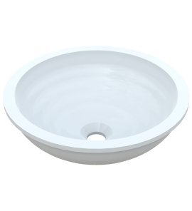 Vayer Boomerang Umywalka podblatowa, karbowana bez otworu na baterię ø35 cm biała 035.035.012.3-5.0.2.0 A