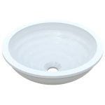 Vayer Boomerang Umywalka podblatowa, karbowana bez otworu na baterię ø35 cm biała 035.035.012.3-5.0.2.0 A