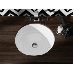 Vayer Boomerang Umywalka podblatowa, karbowana bez otworu na baterię ø35 cm biała 035.035.012.3-5.0.2.0 A