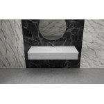  Vayer Boomerang Umywalka prostokątna wpuszczana w blat z otworem na baterię 120x50 cm biała 120.050.005.3-1.0.1.X.0