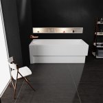  Vayer Boomerang Wanna prostokątna ze stelażem i syfonem 180x80 cm biała 180.080.045.1-1.0.0.0.1