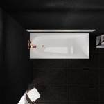  Vayer Boomerang Wanna prostokątna ze stelażem i syfonem 180x80 cm biała 180.080.045.1-1.0.0.0.1