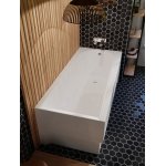  Vayer Boomerang Wanna prostokątna ze stelażem i syfonem 180x80 cm biała 180.080.045.1-1.0.0.0.1