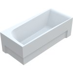  Vayer Boomerang Wanna prostokątna asymetryczna lewa ze stelażem i syfonem 190x90 cm biała 190.090.045.1-1.1.0.0.1