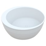  Vayer Boomerang Wanna wolnostojąca okrągła z panelem ø160 cm biała 160.160.045.4-5.0.3.0