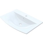  Vayer Canes Umywalka wpuszczana w blat z otworem na baterię 71,2x50,4 cm biała 071.050.011.3-1.0.1.X.X