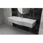  Vayer Canes Umywalka wpuszczana w blat z otworem na baterię 71,2x50,4 cm biała 071.050.011.3-1.0.1.X.X