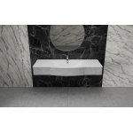  Vayer Canes Umywalka wpuszczana w blat z otworem na baterię 71,2x50,4 cm biała 071.050.011.3-1.0.1.X.X