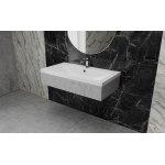  Vayer Crater Umywalka wpuszczana w blat z otworem na baterię 90x47 cm biała 090.047.011.3-1.0.1.X.X