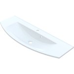  Vayer Indus Umywalka wpuszczana w blat z otworem na baterię 110,6x40,5 cm biała 110.040.011.3-1.0.1.X.X