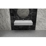  Vayer Leo Umywalka wpuszczana w blat z otworem na baterię 270x50,5 cm biały mat 270.050.012.3-1.0.1.X.0