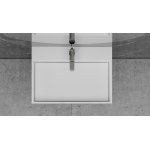 Vayer Lepus Umywalka nablatowa/podwieszana z białą maskownicą z otworem na baterię, z otworem montażowym 60x42,5 cm biała 060.042.010.3-1.0.4.X.0.MB