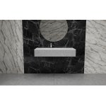  Vayer Libra Umywalka wpuszczana w blat lewa z otworem na baterię 100,5x53,5 cm biała 100.053.015.3-1.X.1.X.0