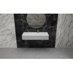  Vayer Libra Umywalka wpuszczana w blat prawa z otworem na baterię 120,5x53,5 cm biała 120.053.015.3-1.X.1.X.0