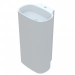  Vayer Nova2 Umywalka wolnostojąca z otworem na baterię 49x37,5 biała 049.037.085.3-4.0.3.1.0