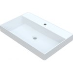  Vayer Orion Umywalka wpuszczana w blat z otworem na baterię 70x45 cm biała 070.045.010.3-1.0.1.X.0