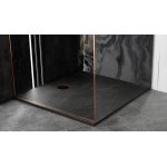   Vayer Taurus Brodzik prysznicowy kwadratowy 80x80 cm czarny 080.080.001.2-6.0.0.0.0.K01