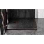   Vayer Taurus Brodzik prysznicowy kwadratowy 80x80 cm czarny 080.080.001.2-6.0.0.0.0.K01