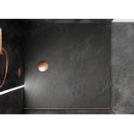   Vayer Taurus Brodzik prysznicowy kwadratowy 80x80 cm czarny 080.080.001.2-6.0.0.0.0.K01